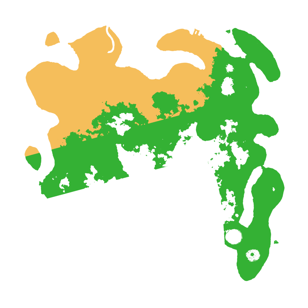 Biome Rust Map: Procedural Map, Size: 3600, Seed: 97136147