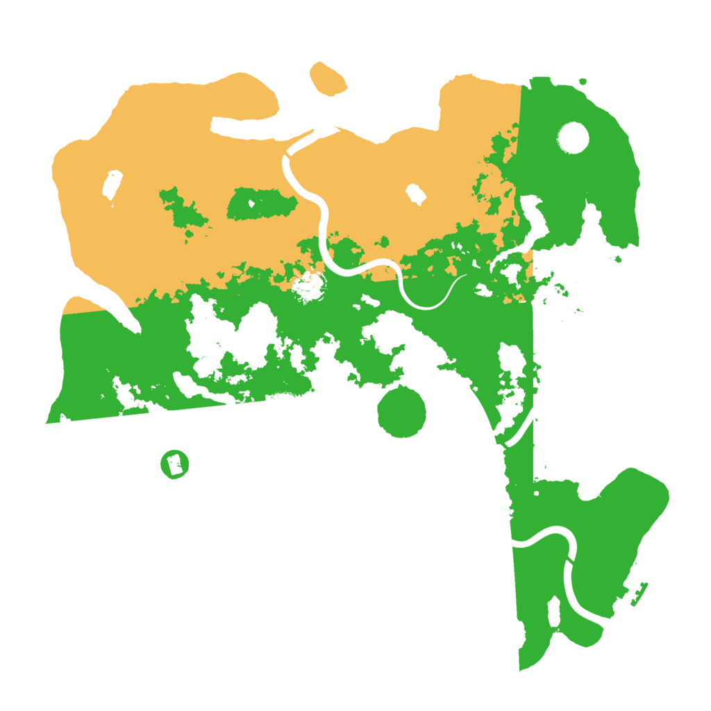 Biome Rust Map: Procedural Map, Size: 4000, Seed: 18239500