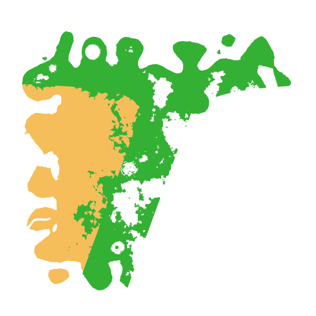 Biome Rust Map: Procedural Map, Size: 3700, Seed: 7711744