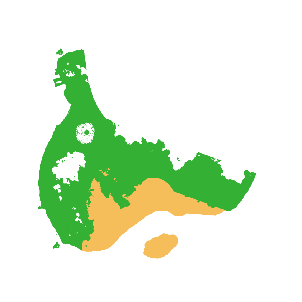 Biome Rust Map: Procedural Map, Size: 2300, Seed: 78533