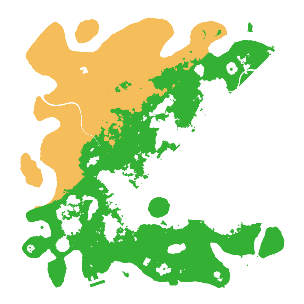 Biome Rust Map: Procedural Map, Size: 4000, Seed: 64991145