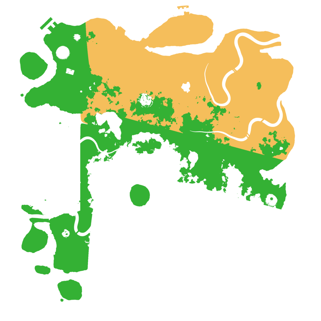 Biome Rust Map: Procedural Map, Size: 4250, Seed: 5302