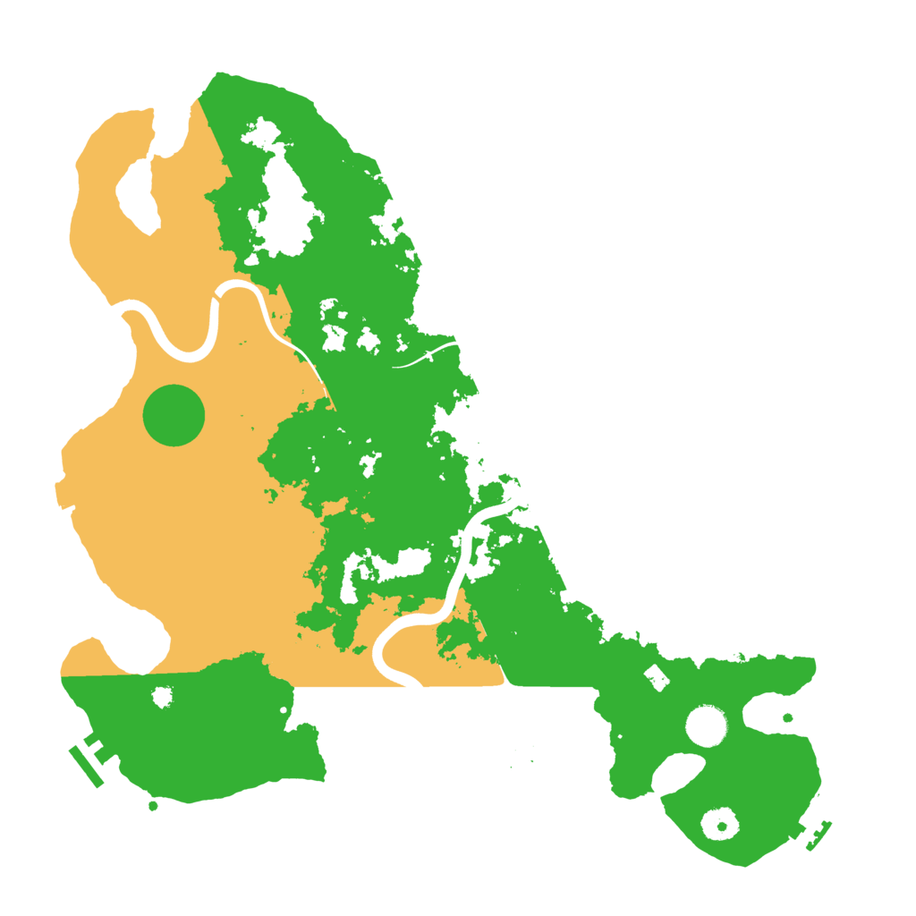 Biome Rust Map: Procedural Map, Size: 3900, Seed: 89629790