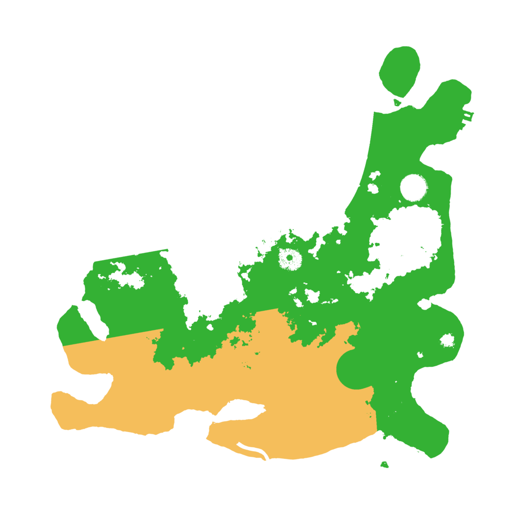 Biome Rust Map: Procedural Map, Size: 3400, Seed: 57547259