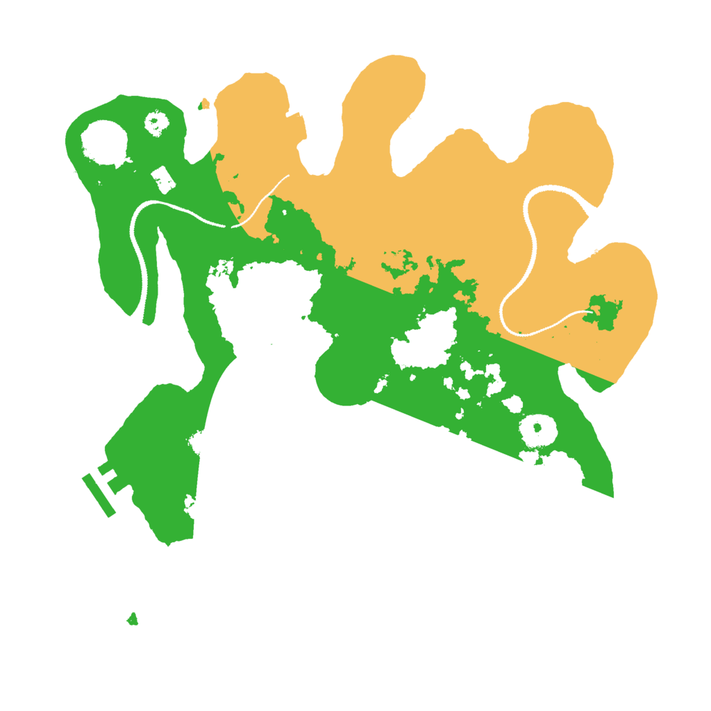 Biome Rust Map: Procedural Map, Size: 3000, Seed: 106685299