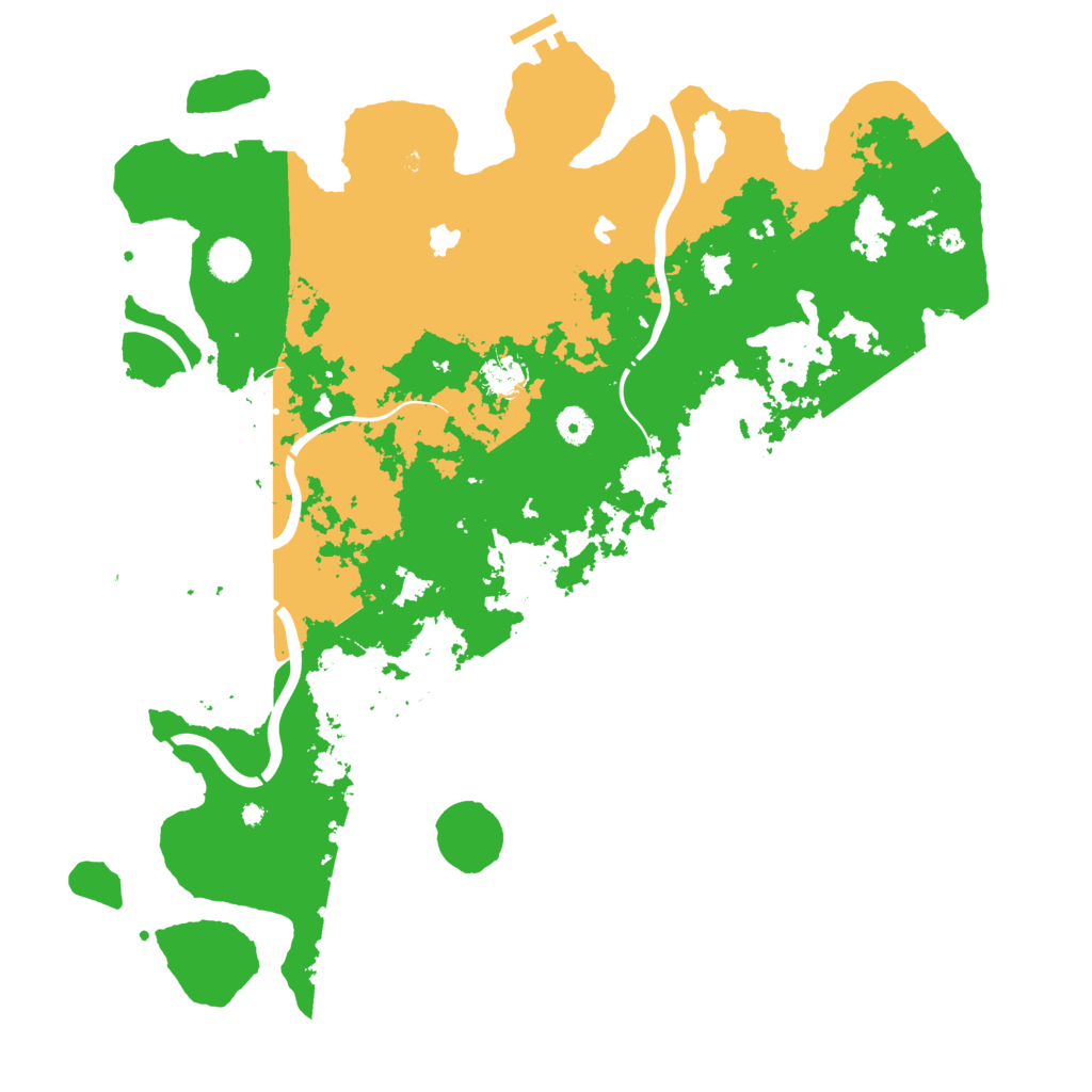 Biome Rust Map: Procedural Map, Size: 4500, Seed: 346364