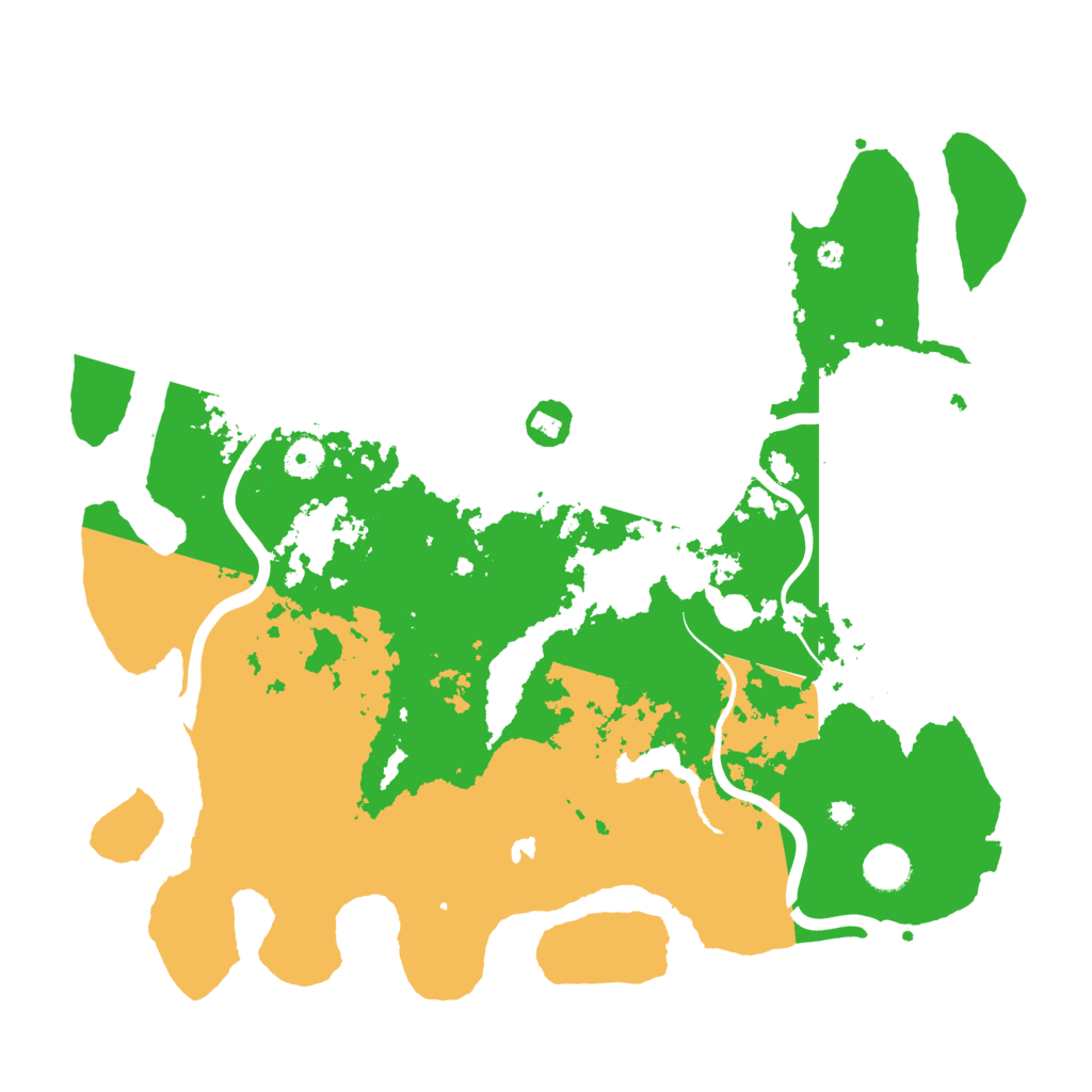 Biome Rust Map: Procedural Map, Size: 4100, Seed: 55489079