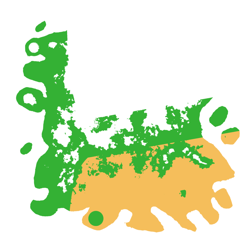 Biome Rust Map: Barren, Size: 4400, Seed: 58996483