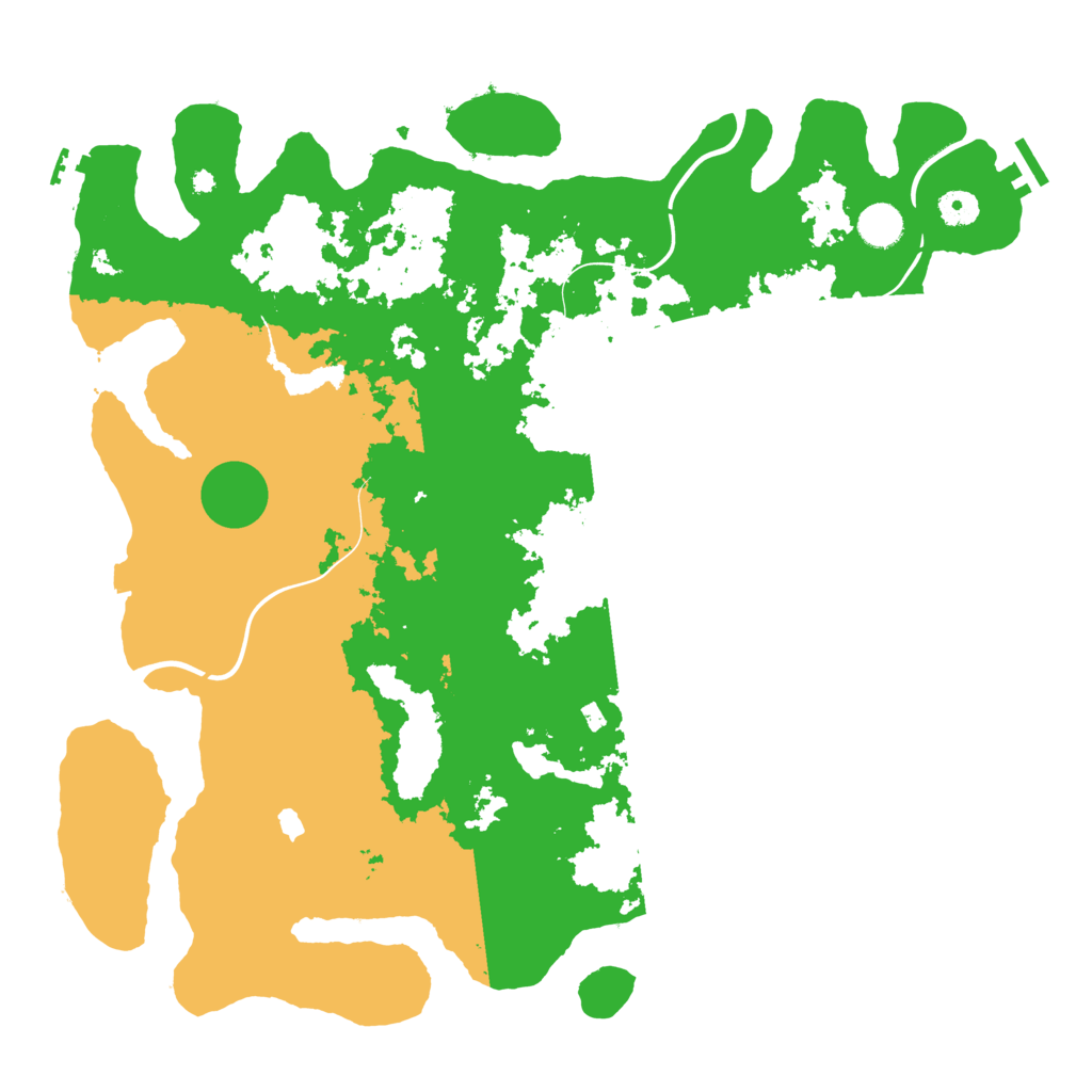 Biome Rust Map: Procedural Map, Size: 4300, Seed: 62130777