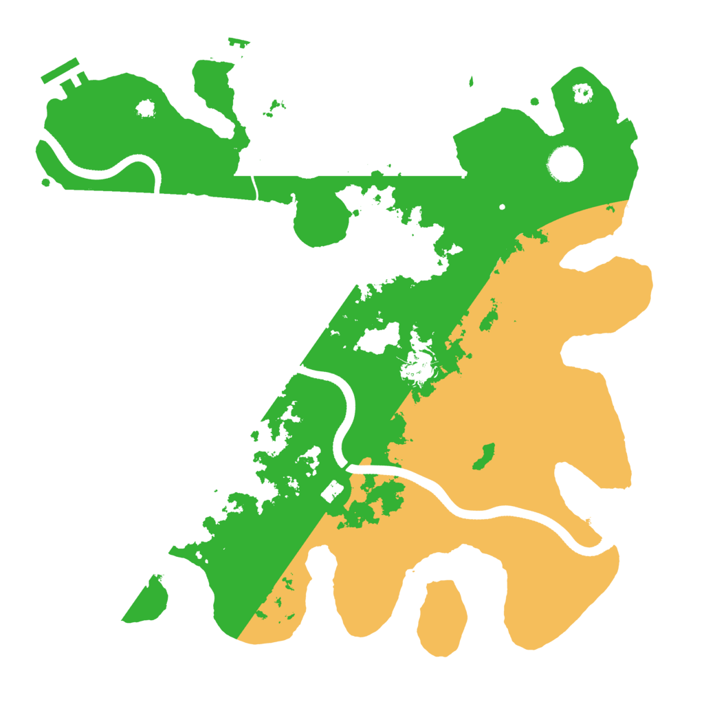 Biome Rust Map: Procedural Map, Size: 3500, Seed: 37446787