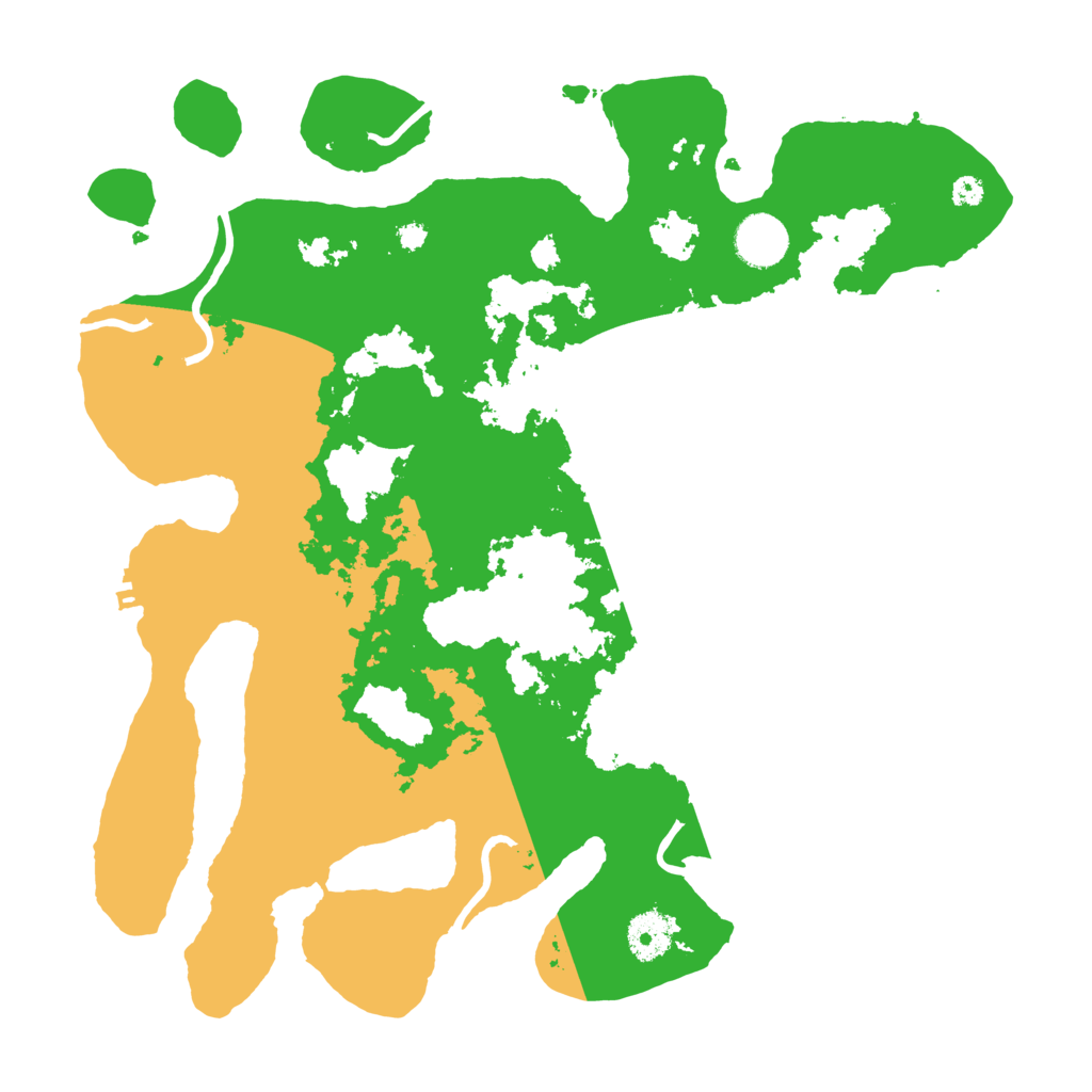 Biome Rust Map: Procedural Map, Size: 3600, Seed: 8557251