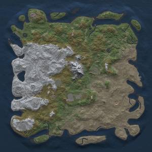 Thumbnail Rust Map: Procedural Map, Size: 5000, Seed: 979, 19 Monuments