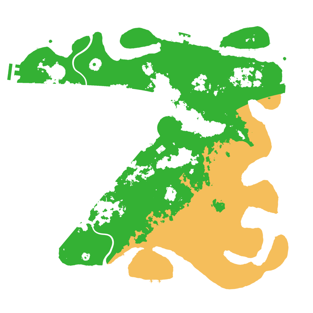 Biome Rust Map: Procedural Map, Size: 3850, Seed: 76796747