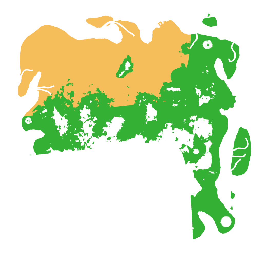 Biome Rust Map: Procedural Map, Size: 4300, Seed: 69704384