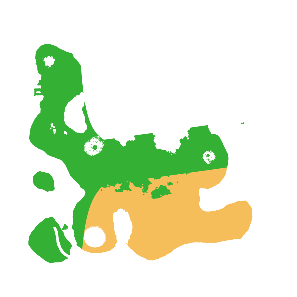 Biome Rust Map: Procedural Map, Size: 2500, Seed: 1284561191