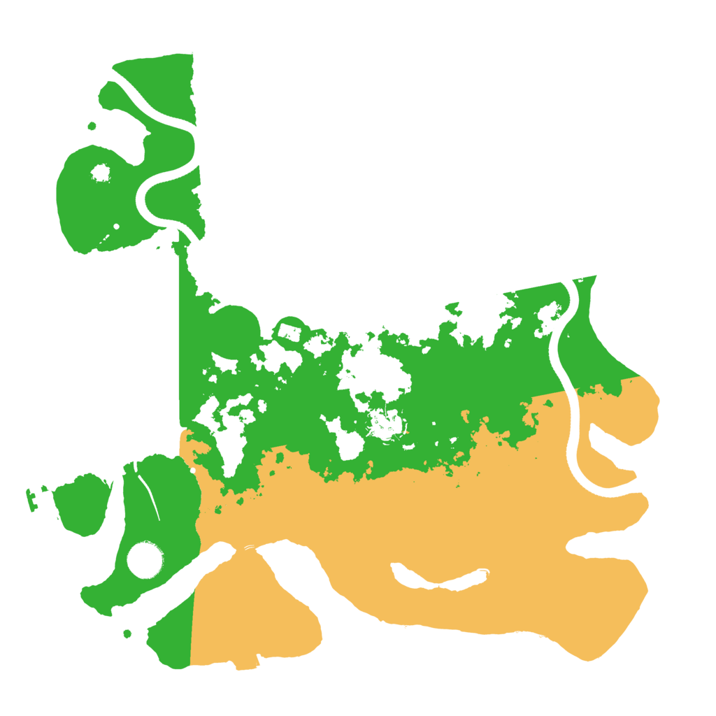 Biome Rust Map: Procedural Map, Size: 3500, Seed: 1111459961