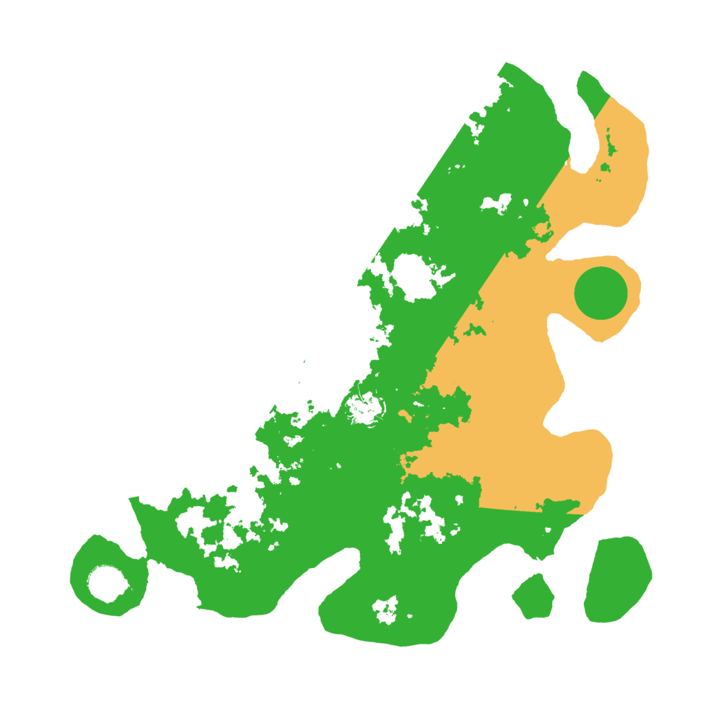 Biome Rust Map: Barren, Size: 3500, Seed: 31853240