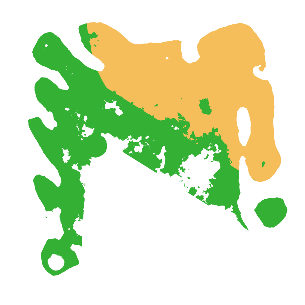 Biome Rust Map: Barren, Size: 3450, Seed: 59122843