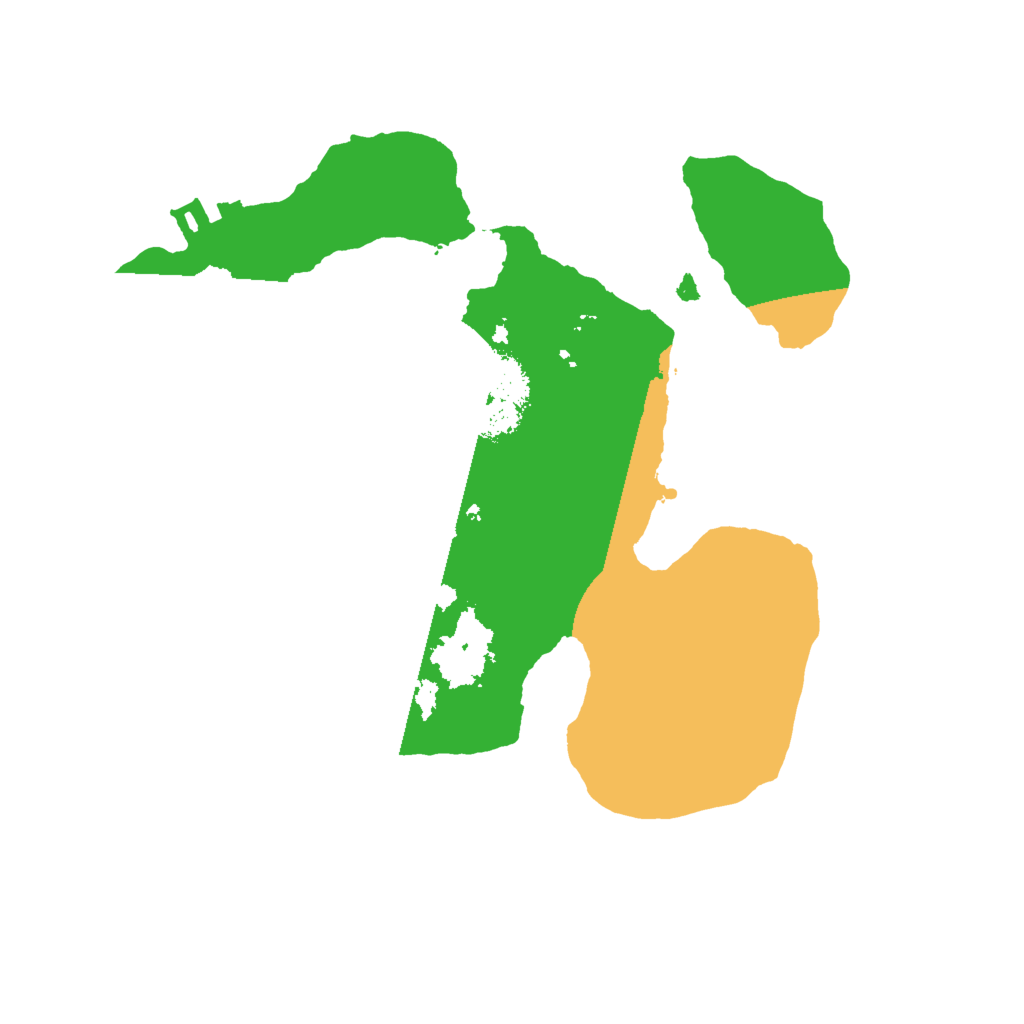 Biome Rust Map: Procedural Map, Size: 2000, Seed: 502500276