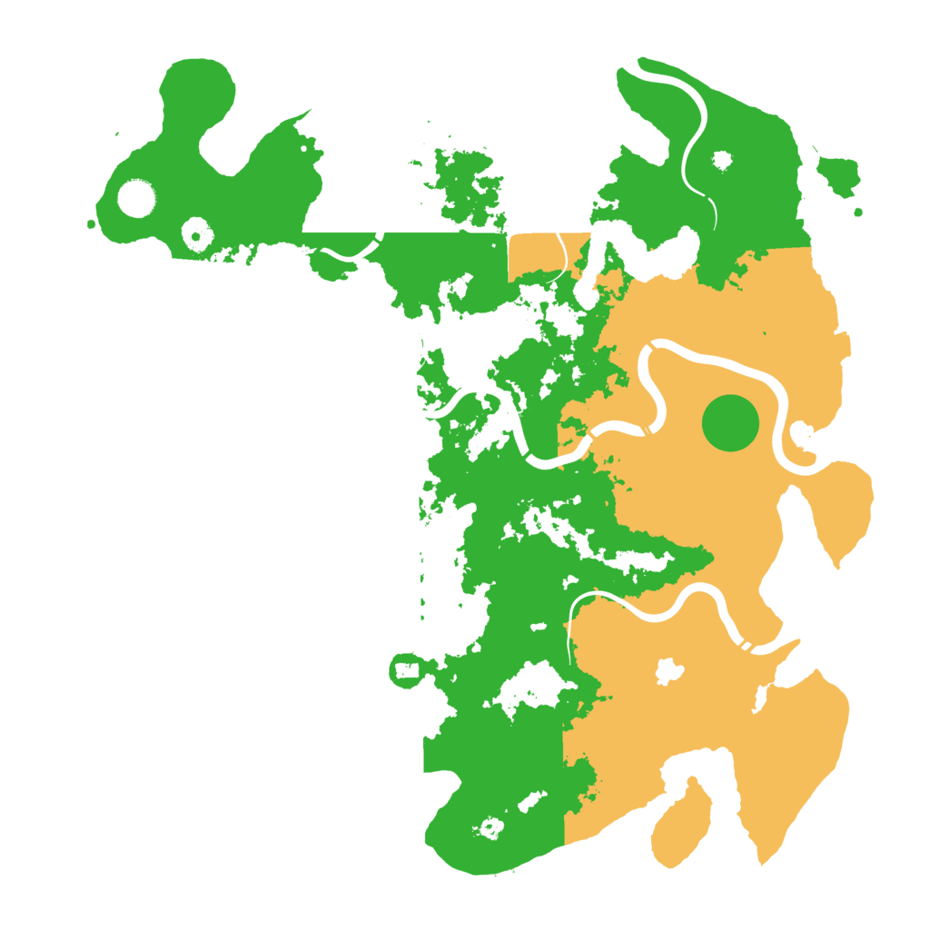Biome Rust Map: Procedural Map, Size: 4300, Seed: 1412386