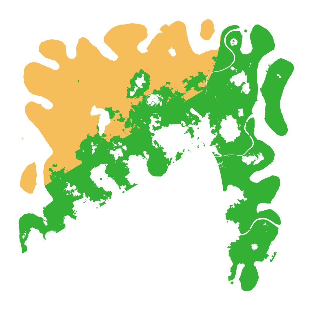 Biome Rust Map: Procedural Map, Size: 4300, Seed: 83628440