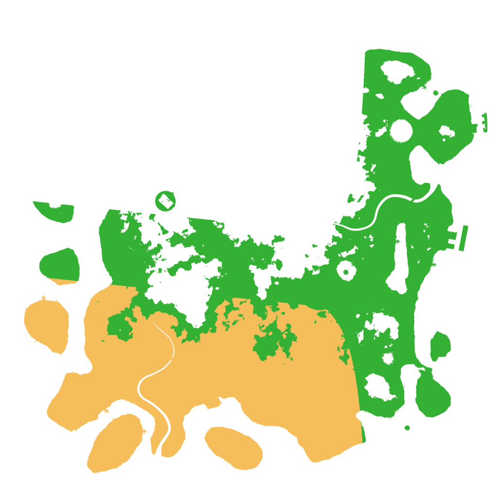 Biome Rust Map: Procedural Map, Size: 3900, Seed: 75190850