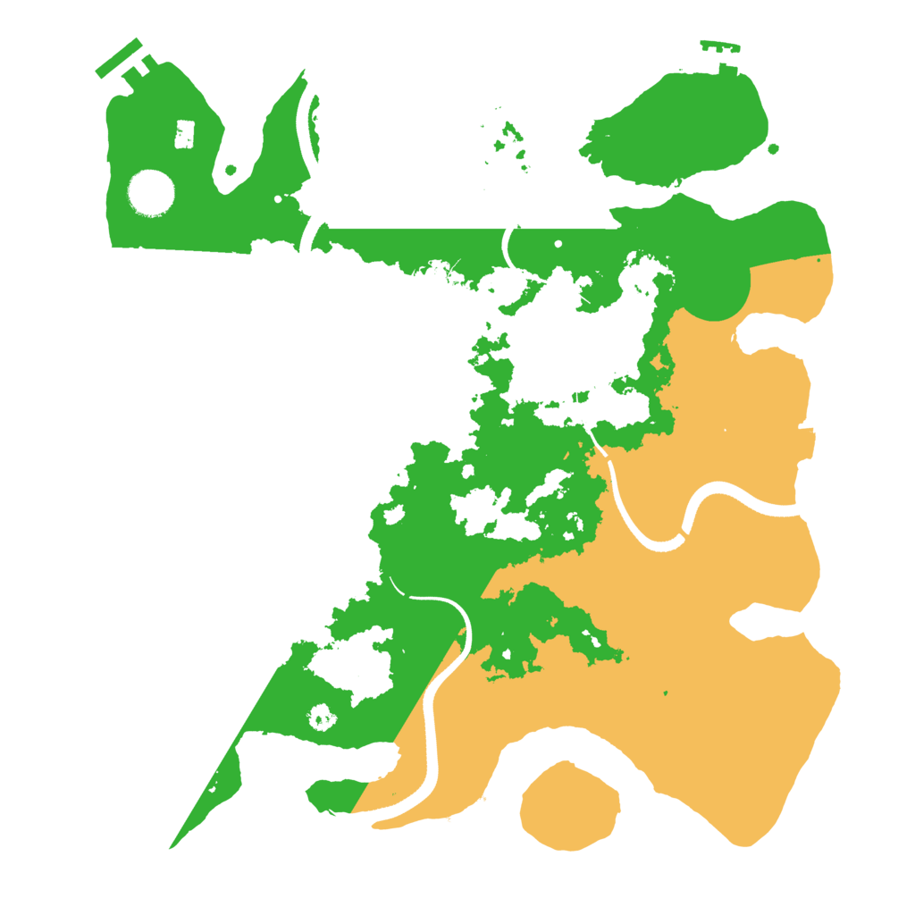 Biome Rust Map: Procedural Map, Size: 3450, Seed: 14305588