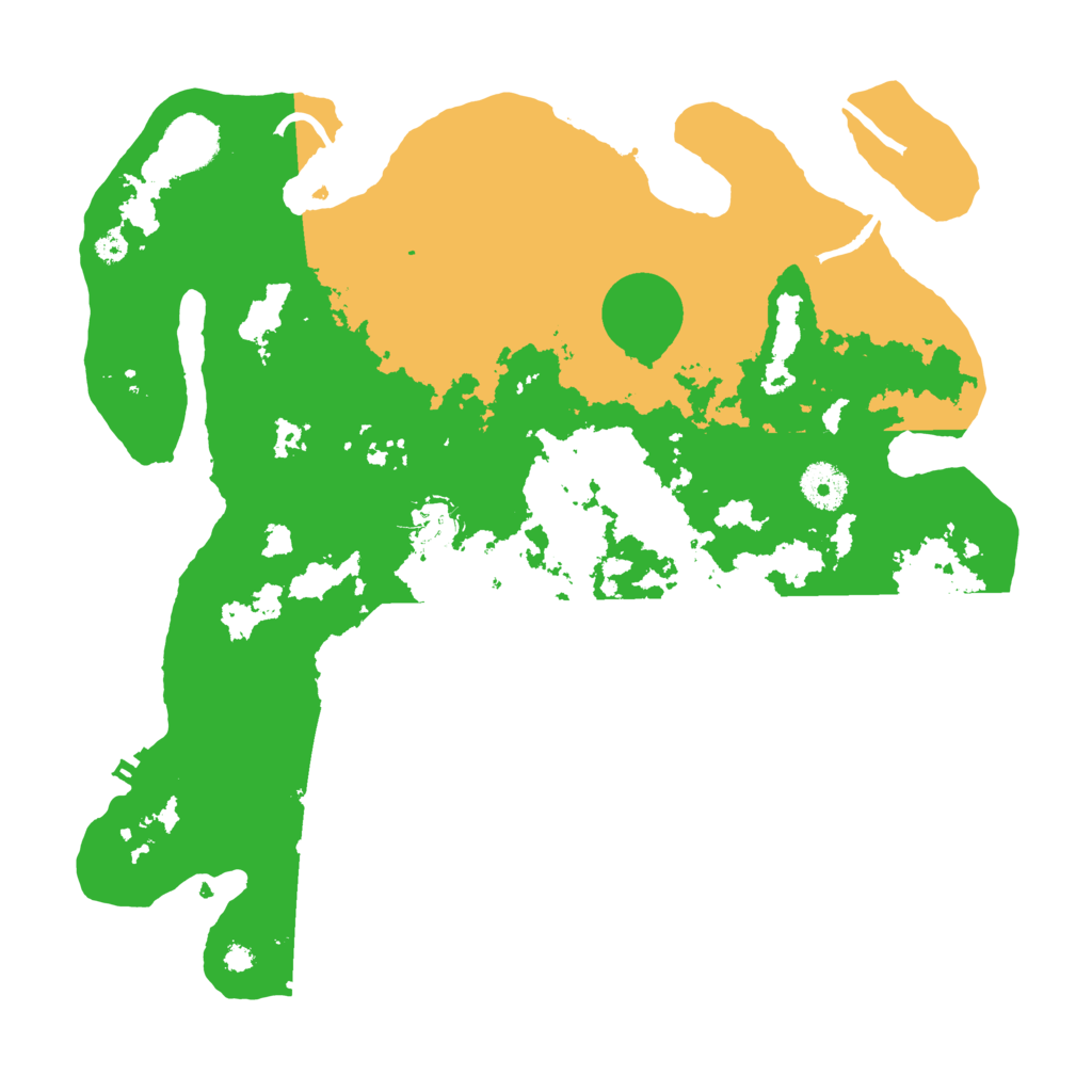 Biome Rust Map: Procedural Map, Size: 3550, Seed: 11834661