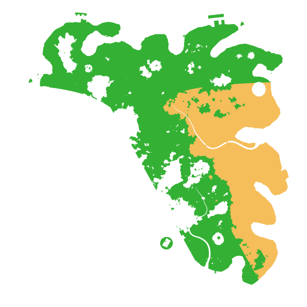 Biome Rust Map: Procedural Map, Size: 3950, Seed: 89426342