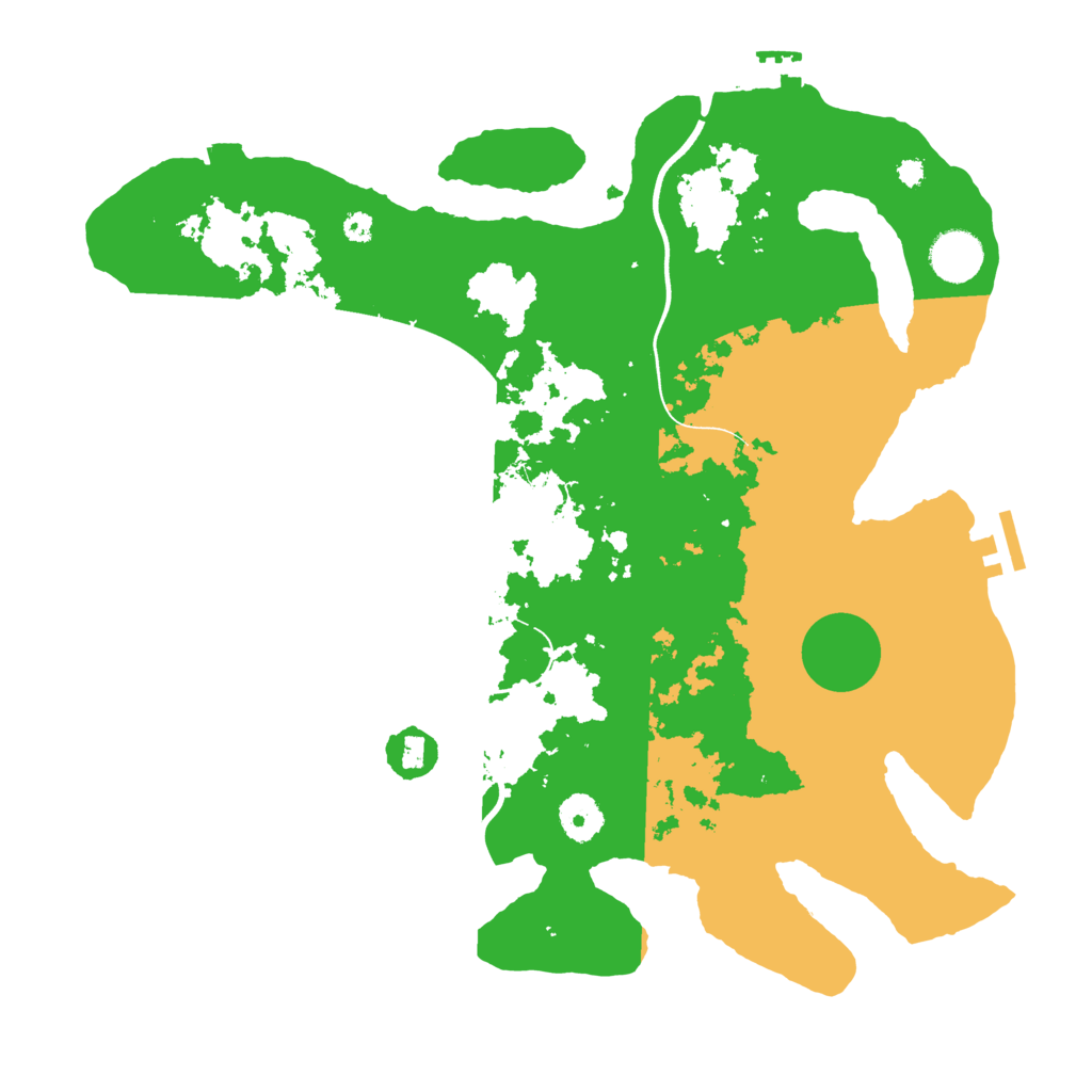 Biome Rust Map: Procedural Map, Size: 3650, Seed: 10281561