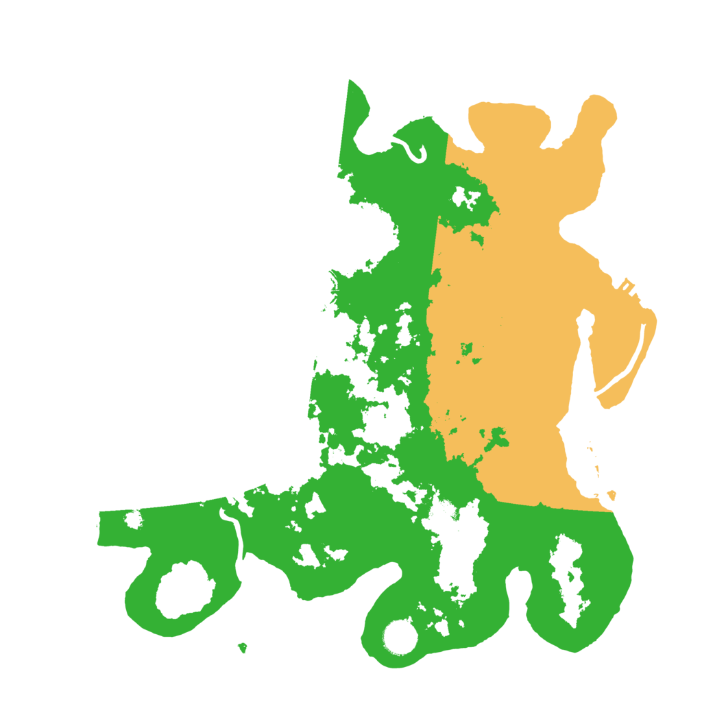 Biome Rust Map: Procedural Map, Size: 3600, Seed: 85921321