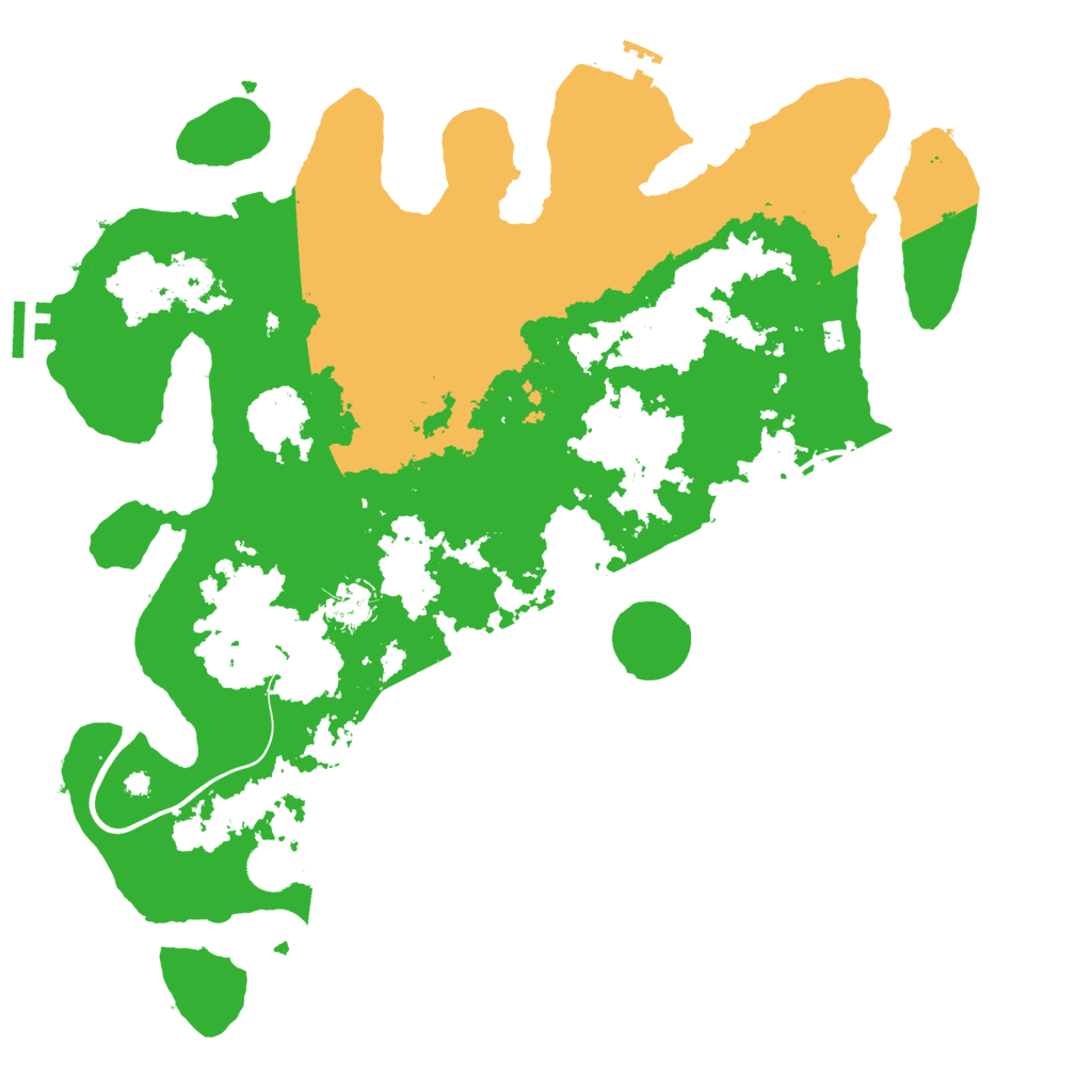 Biome Rust Map: Procedural Map, Size: 3900, Seed: 44250244