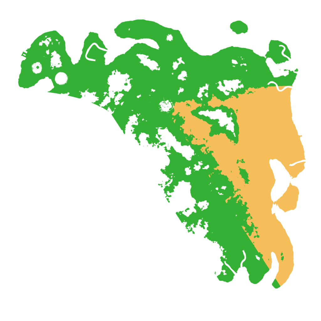 Biome Rust Map: Procedural Map, Size: 4500, Seed: 764938668