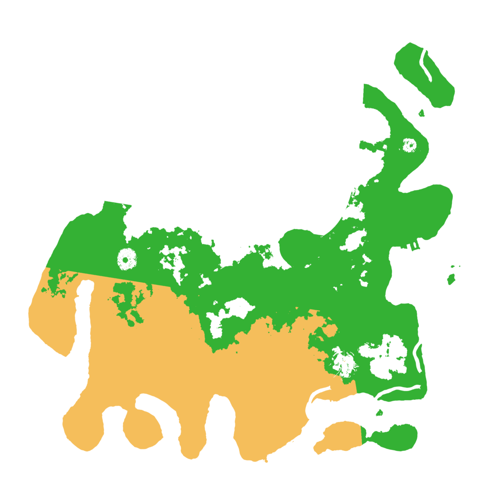 Biome Rust Map: Procedural Map, Size: 3600, Seed: 53130045