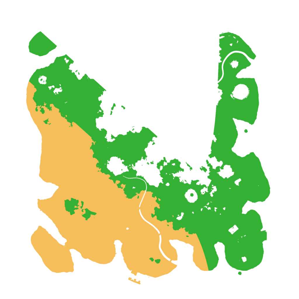 Biome Rust Map: Procedural Map, Size: 3500, Seed: 988295856