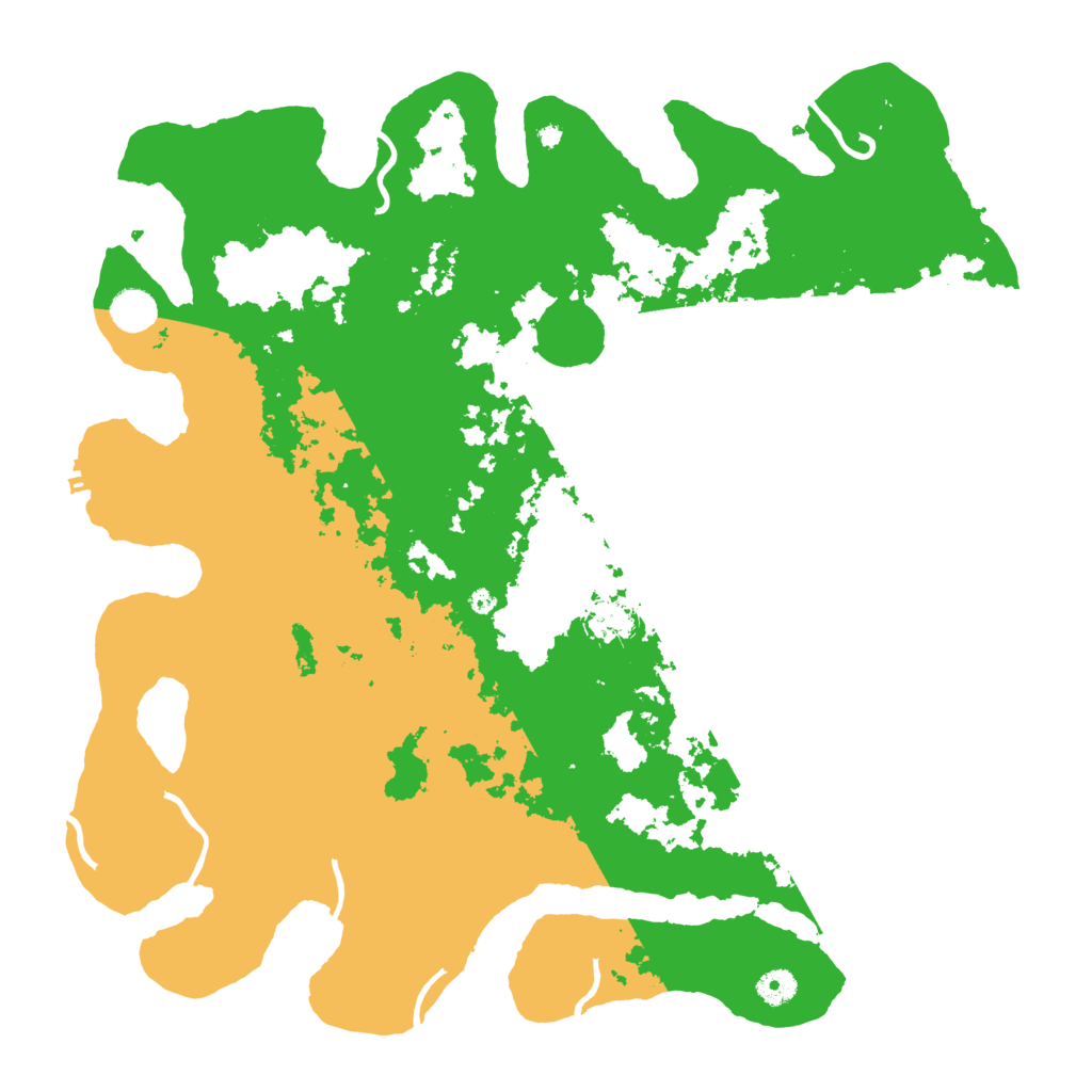 Biome Rust Map: Procedural Map, Size: 4400, Seed: 13171338