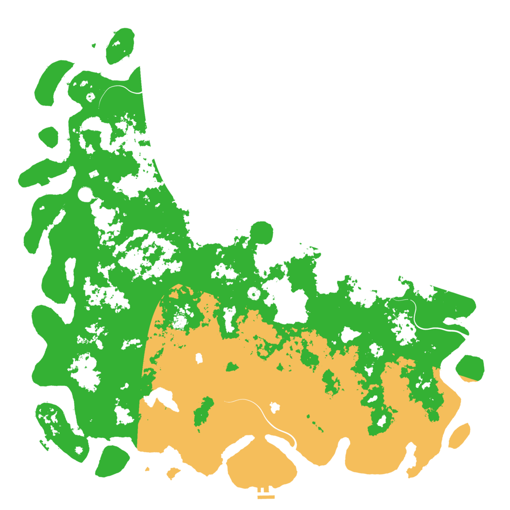 Biome Rust Map: Procedural Map, Size: 6000, Seed: 623452