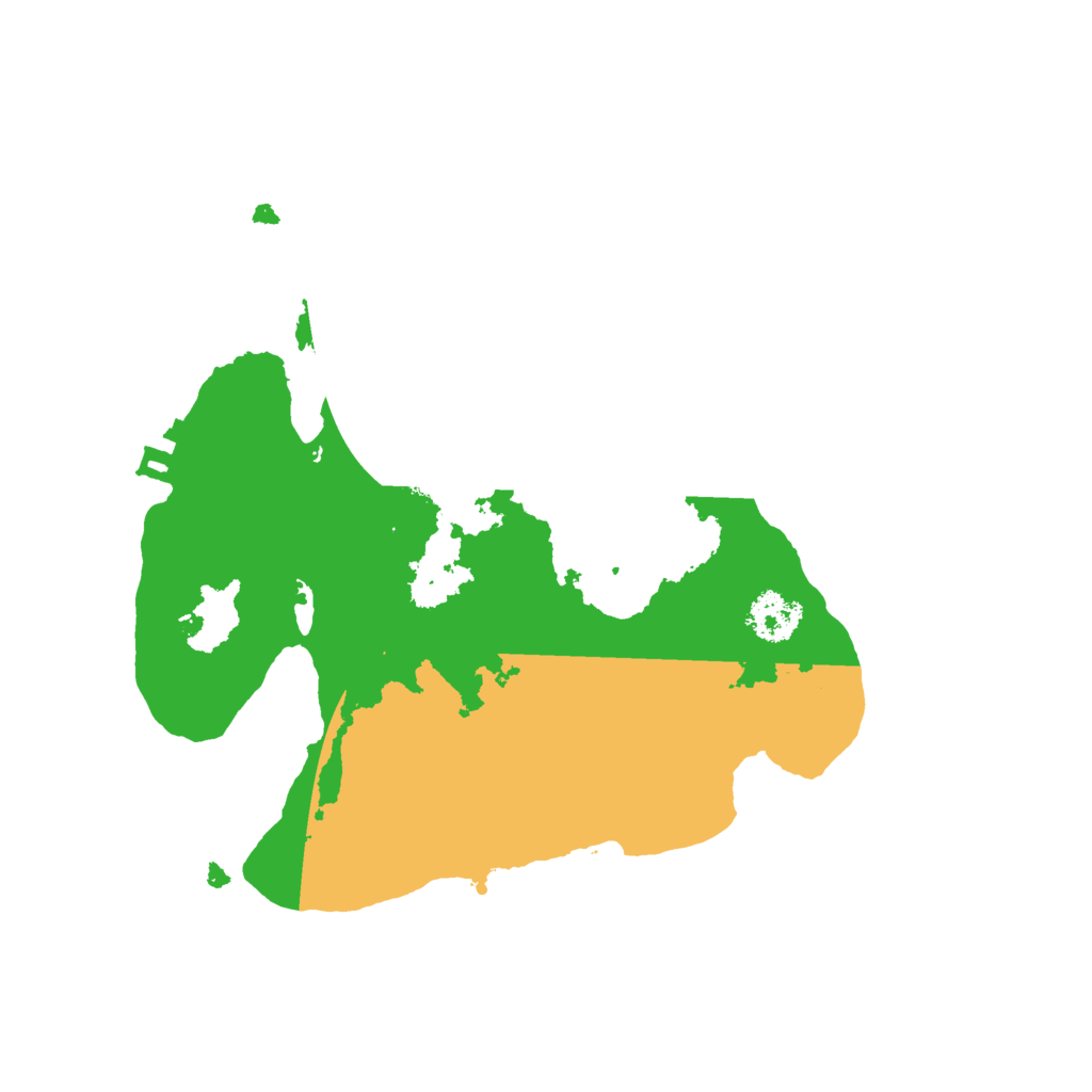 Biome Rust Map: Procedural Map, Size: 2200, Seed: 2075728751