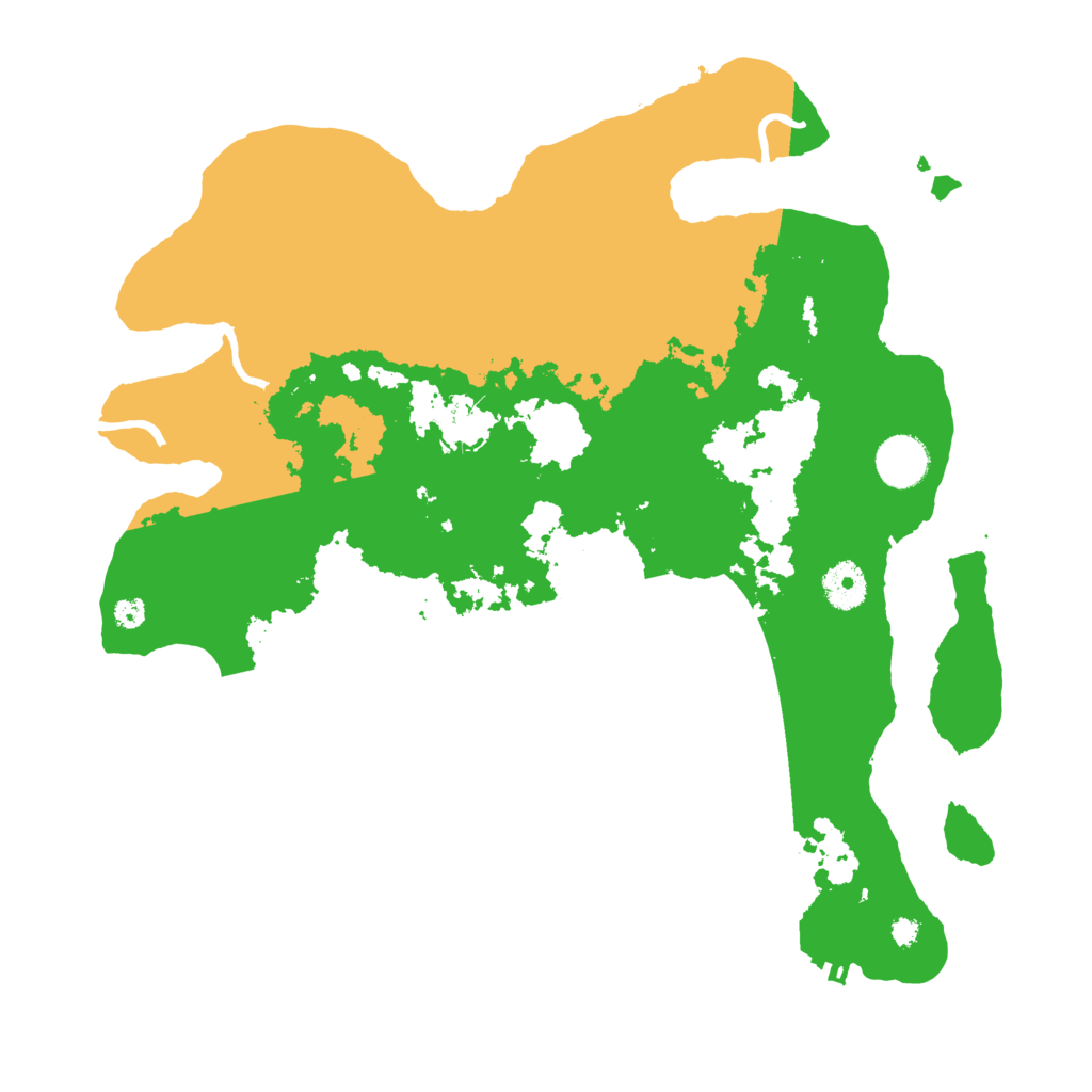 Biome Rust Map: Procedural Map, Size: 3650, Seed: 19071345