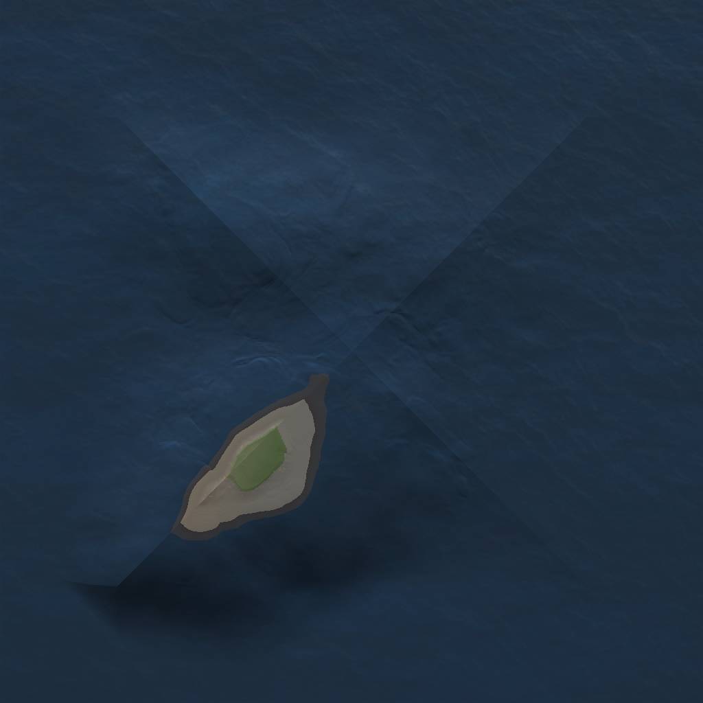 Rust Map: Barren, Size: 1000, Seed: 1235858391, 2 Monuments