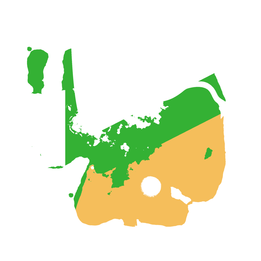 Biome Rust Map: Procedural Map, Size: 2300, Seed: 2004