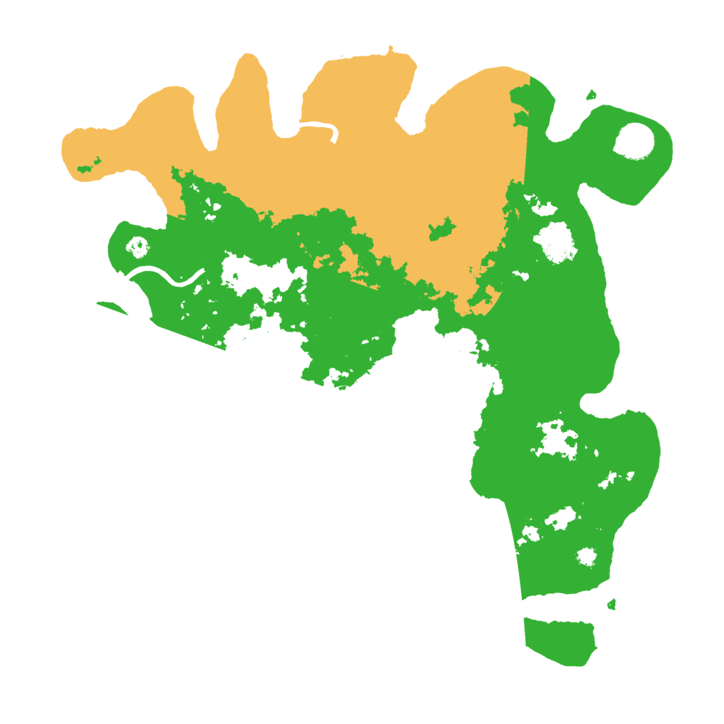 Biome Rust Map: Procedural Map, Size: 3500, Seed: 1664357498