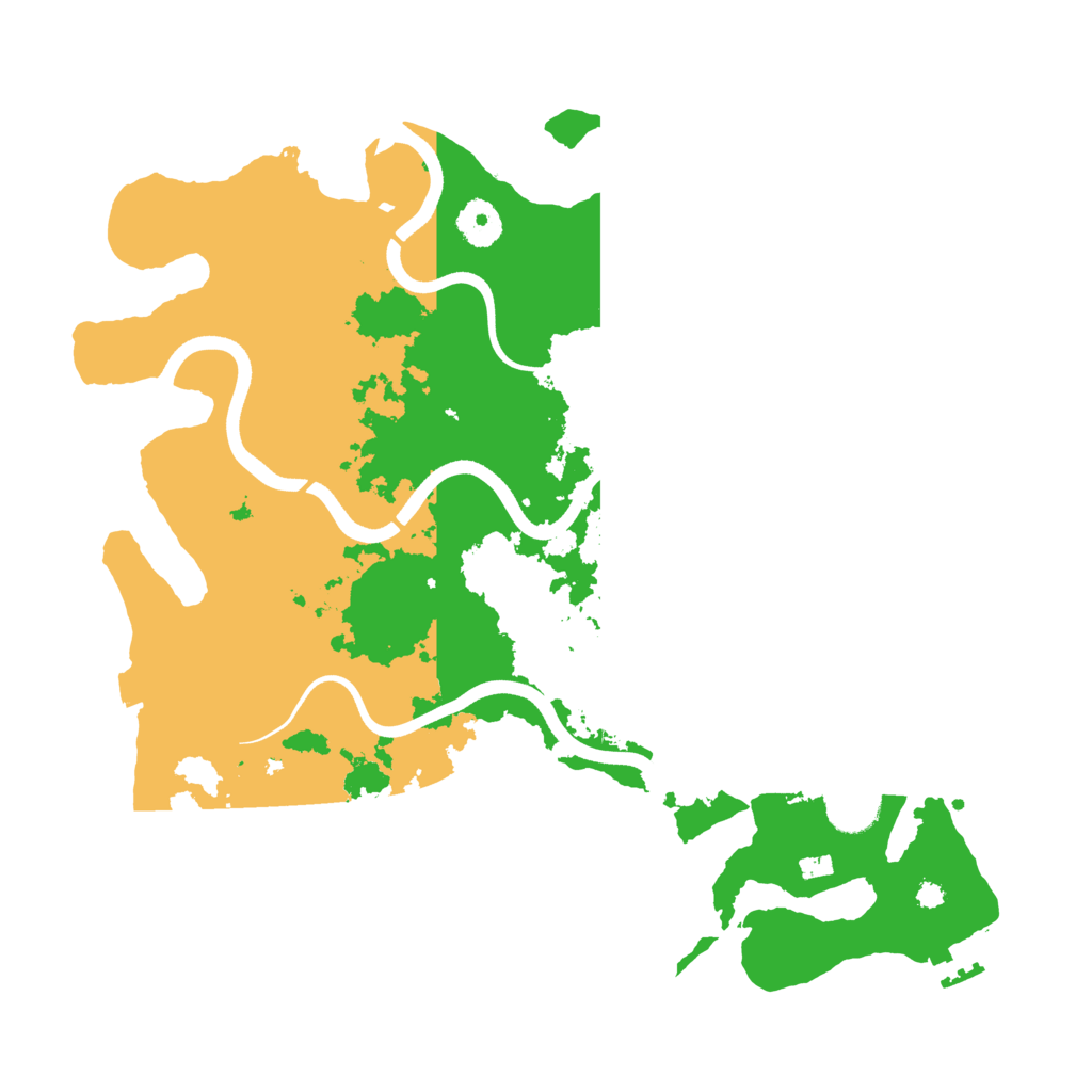 Biome Rust Map: Procedural Map, Size: 3650, Seed: 44232242