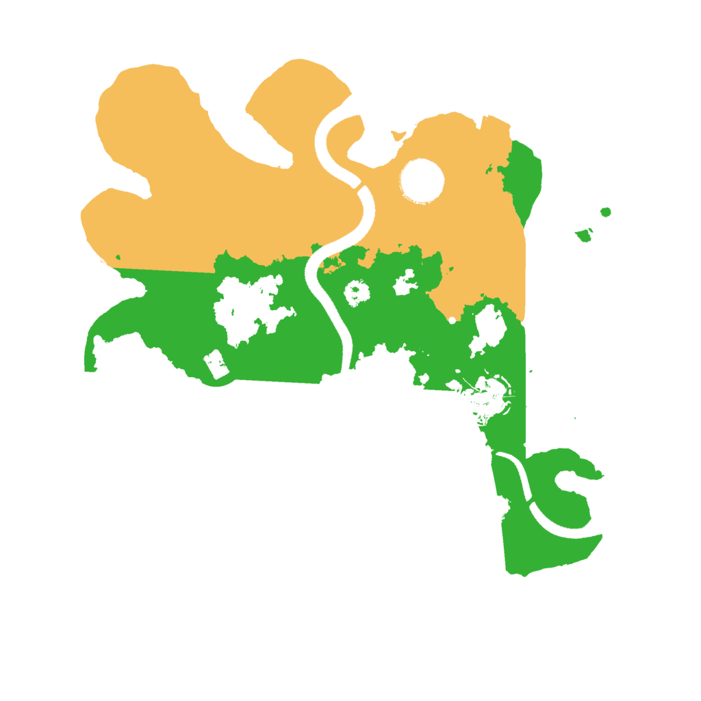 Biome Rust Map: Procedural Map, Size: 2800, Seed: 928283672