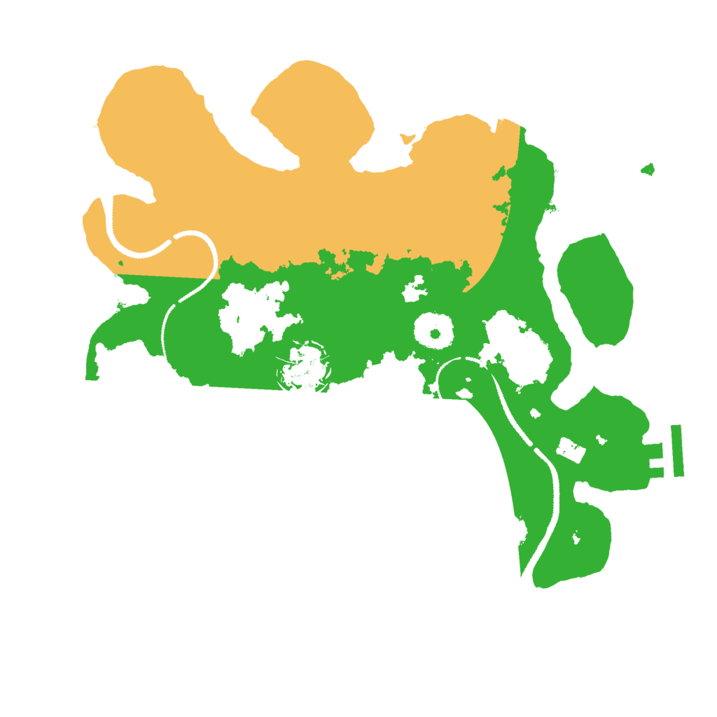 Biome Rust Map: Procedural Map, Size: 2800, Seed: 928283672