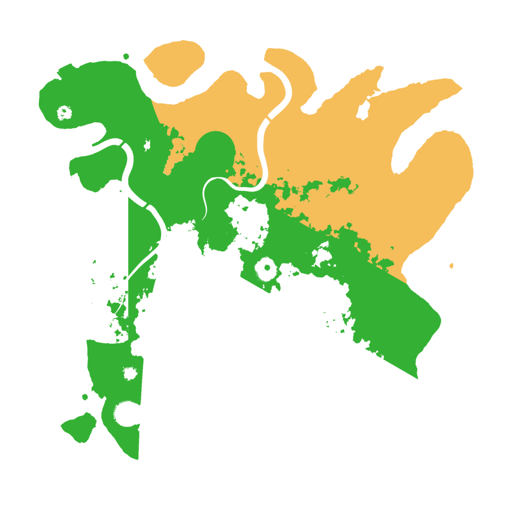 Biome Rust Map: Procedural Map, Size: 3500, Seed: 60333780