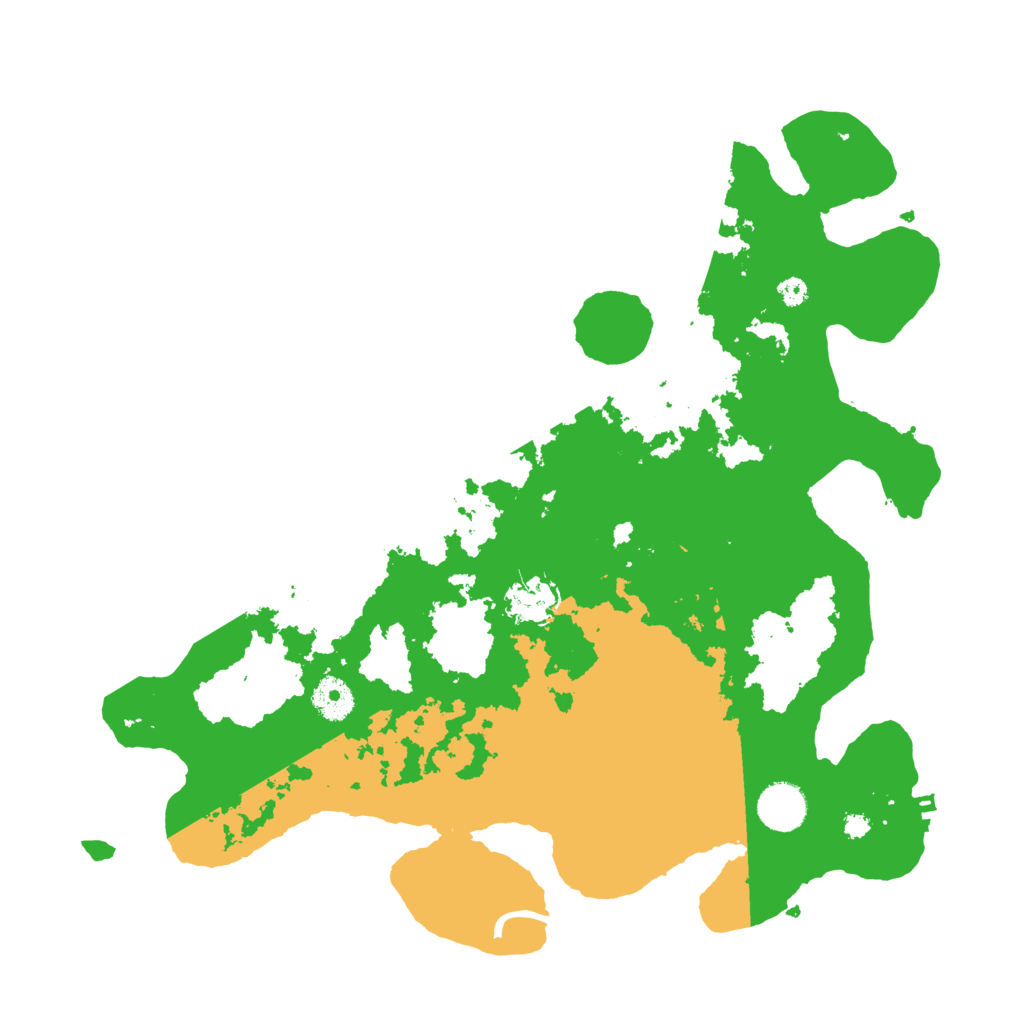Biome Rust Map: Procedural Map, Size: 3700, Seed: 8471329