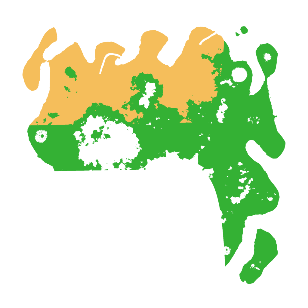 Biome Rust Map: Procedural Map, Size: 3700, Seed: 42129265