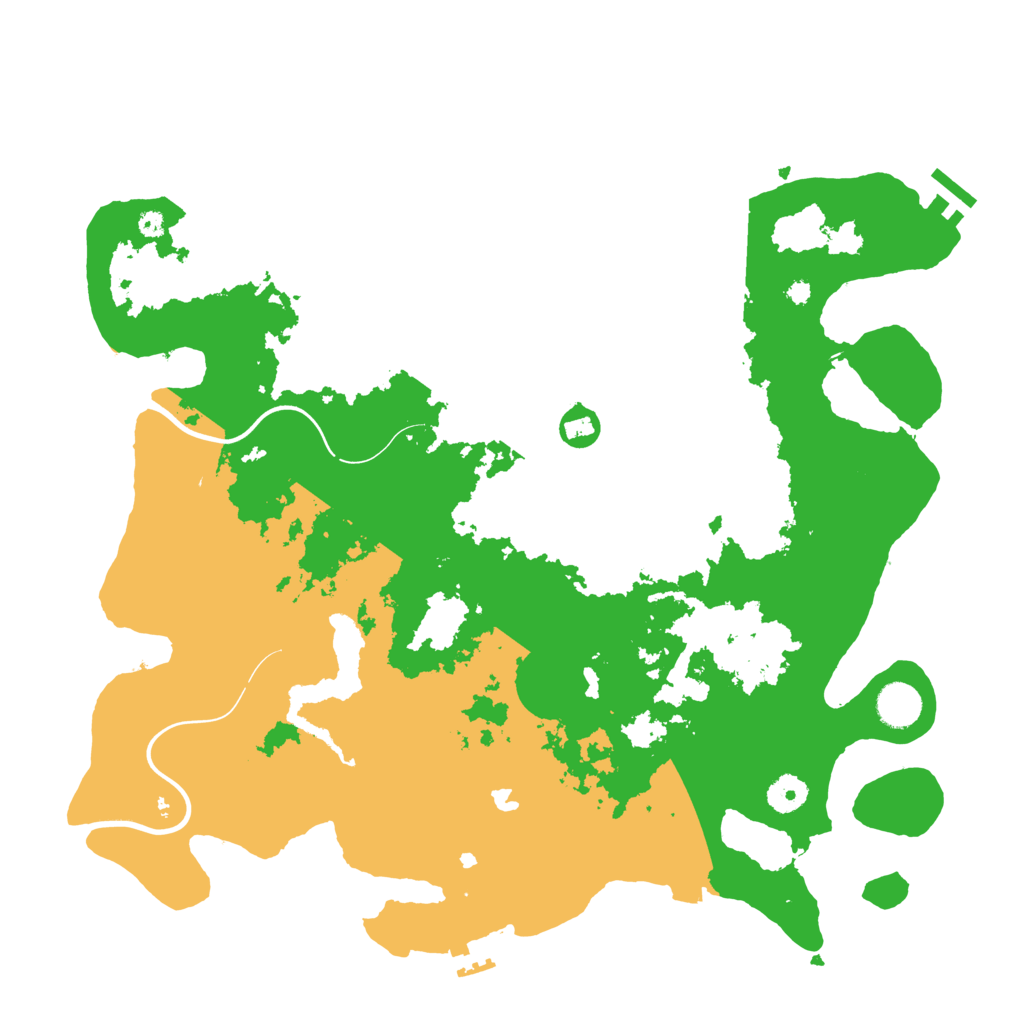 Biome Rust Map: Procedural Map, Size: 4000, Seed: 1661713269