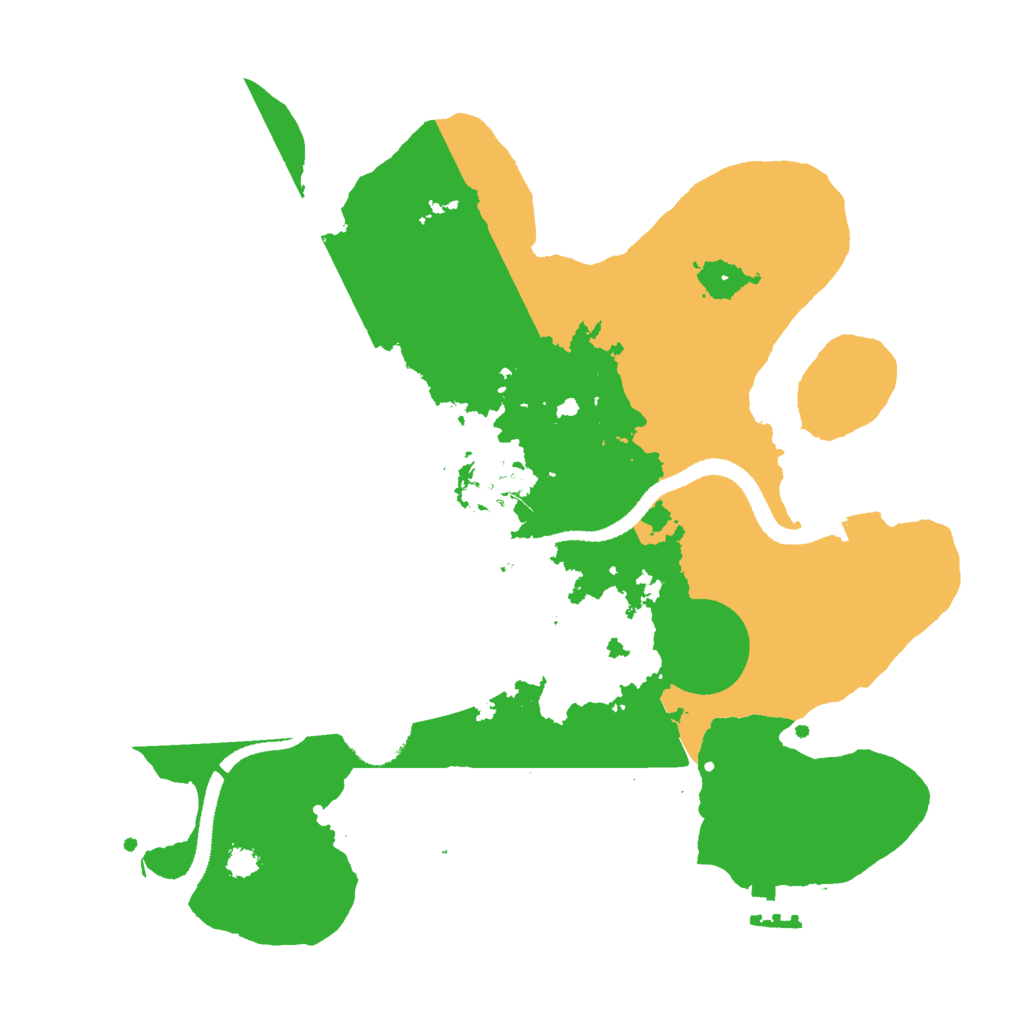 Biome Rust Map: Procedural Map, Size: 3000, Seed: 2456134